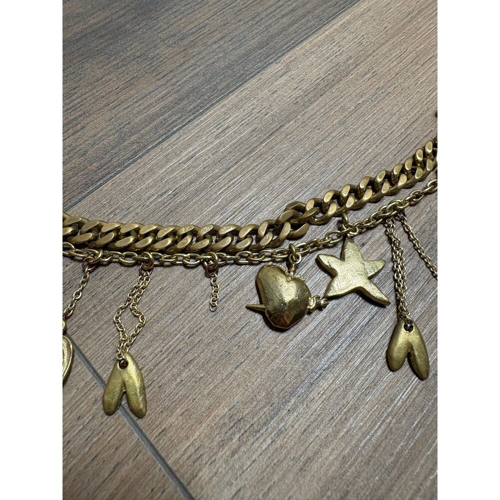 Alemais Gold Tesori Charm Bracelet Chunky Chain Nano Plated Brass - Picture 4 of 10
